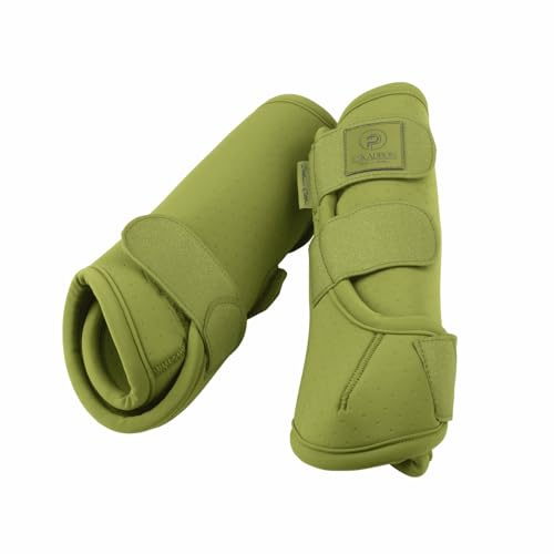 Eskadron Pferde Gamaschen Pro Dressage Front Moss Green Platinum 2024, Größe:W