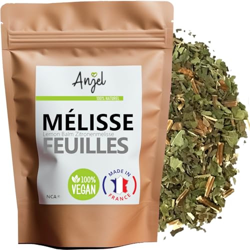 Tisane Infusion Feuilles de Mélisse Séchée - Apaisante et Naturelle, Idéale pour le Sommeil, la Détente et la Digestion - 100% Naturel - NCA (100)