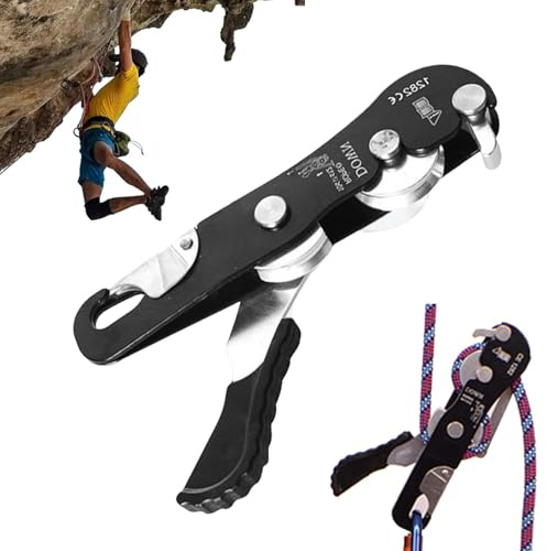 Assureurs D'escalade,Appareils D'auto-assurage D'escalade | Descendeur De Commandes Manuelles,Équipement De Sauvetage Anti-panique Et Autobloquant Pour La Sécurité, Accessoires D'escalade À Commande M