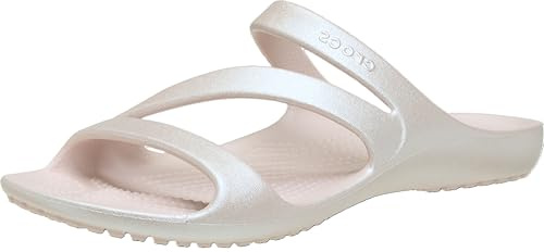 Crocs, Women, Kadee II Shimmer Sandal, Quartz, 5 UK Women