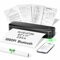 Portable Printers Wireless for Travel, Thermal Inkless Printer Support 8.5 X 11 US Letter & A4 Size, Bluetooth Mobile Printer Compatible with iOS, Android & Laptop for Home Office Car (Black)