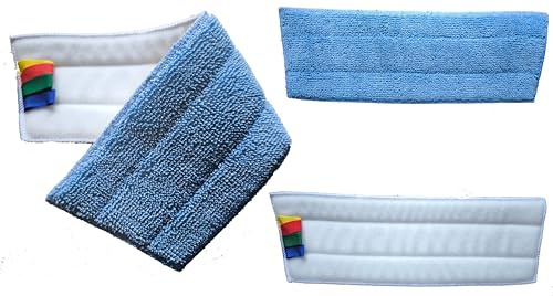 3 FRANGE MICROFIBRE TRAPEZE AUTO-AGRIPPANTE POUR BALAI TRAPEZE 40 CM x 12 CM