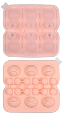 Cube De Glace Animal - 6 Moisissures D'ours De Silicone De Grille, Moule Créatif De Congélateur À Boule De Glace | Moule De Fabricant De Forme Antiadhésif Pour Les Cocktails, Les Gâteaux, Les Friandis