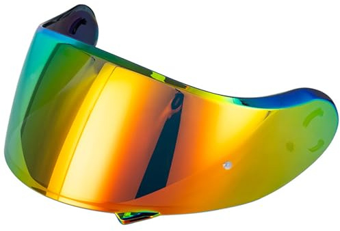UYTKTN Moto Visière de Casque pour NEOTEC I I Series/CNS-3, Verres de Casque de Moto Visière Teintée pour Casque de Moto Accessoires de Remplacement Pare-Brise,A Tea Red