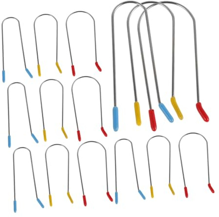 Cabilock 24 Stück Ersatz Lockenwickler Clips aus Edelstahl Hitzebeständige Rollenbackenklemmen für Haarsalon und Styling Schonend für Haare