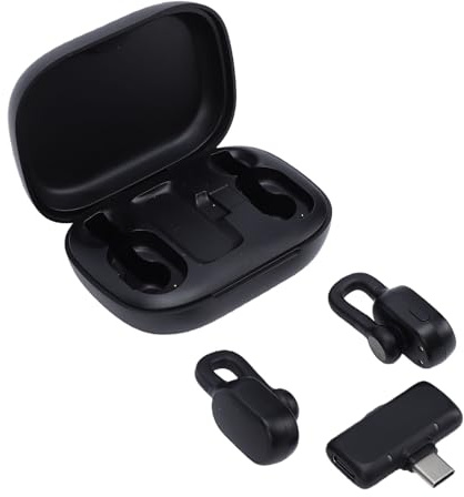 XUMIUZIY Microfono Lavalier Wireless, Mini Microfono Magnetico con Cancellazione del Rumore AI per Registrazione Video Streaming Live Podcast Vlogging, Rapporto Segnale/rumore 80dB