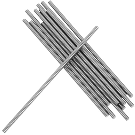 Hemobllo Ferri da Maglia in Acciaio Inox 20 Pezzi 2X80Mm Kit per Tavoletta Bloccaggio Uncinetto per Progetti di Maglia e Cucito Accessori Artigianato