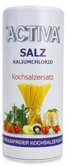 HS Activa Kaliumchlorid Kochsalzersatz 200 g, reines Kaliumsalz | Salzersatz zum Kochen, natriumarm, bei Bluthochdruck, Blutdrucksalz, normaler Blutdruck