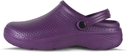 Work Team Zueco EVA Unisex. Ultraligero, ergonómico. Anatómico, con Cámara ortopédica, Suave para los pies. Hombre Morado 40/41