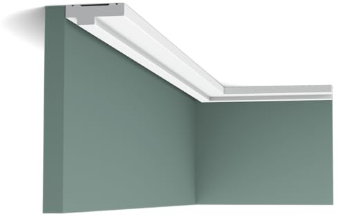 Pack de 4 mètres Corniche élégante aux courbes rustiques CX160 - L200 x H1,3 x L3,9 cm - ORAC DECOR