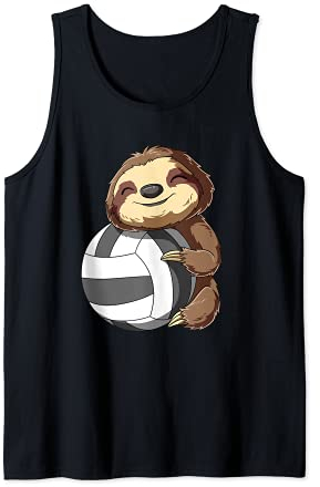 Süßes Baby Volleyball Faultier - Mädchen und Jungen Tank Top