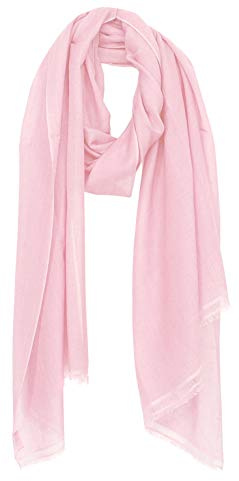 Bovari Pashmina Kaschmir Schal Damen - 70% Kaschmir 30% Seide - extra leicht/dünn - Sommerschal - 200 x 70 cm