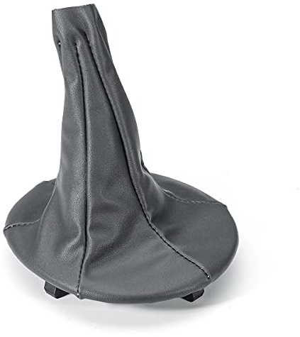 1neiSmartech Schaltsack aus PU-Leder, grau, komplett mit Schalthebel, kompatibel mit Fiat Panda 2003–2012 Fiat 500 500C 2007–2013 Oem 71775051