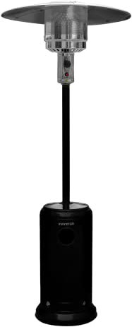 INFINITON | PG-R02 - Estufa de Gas | Apagado de Seguridad | Ruedas Free Move | 222 Cm | Uso Exterior | Propano o Butano | Potencia: 13kW | Tipo Seta | Color Negro