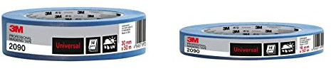 Scotch Super peintre de ruban de masquage 30 mm x 50 m/Plus de qualité professionnelle, bleu, 2090 & MASKPAINT BCSW 2090 18 mm x 50 m
