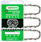 UPFOREST 14 Inch Chainsaw Chain 3-Pack R52, 3/8 LP Pitch - .043 Gauge - 52 Drive Links Low-kickback fit for KOBALT KCS 4040-06 Echo, Ryobi, LYNXX, Milwaukee, Worx WG384 (90YNS52X3)