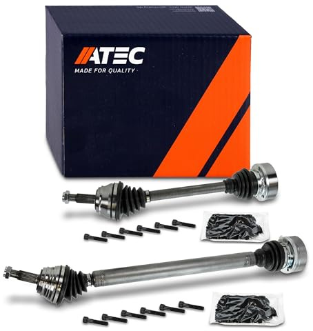 ATEC Germany 2x Antriebswelle vorne links & rechts Gelenkwelle, | Kompatibel mit: VW GOLF III, GOLF III Cabriolet, GOLF III Variant, PASSAT B2, PASSAT B3/B4, PASSAT B3/B4 Variant, VENTO