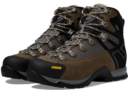 ASOLO Men's FUGITIVE GTX Hiking Boots-Truffle/Stone - 10