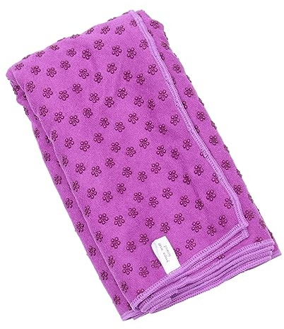 Anneome Esterilla Material Púrpura Yoga y Antideslizante de 183x61 de Poliéster de Cm Nylon, Ligera y Cómoda para Ejercicio y Fitness en Casa