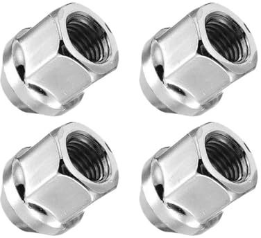 JJRFVBGT Radnabenbolzen Kompatibel Mit Ford Für Fiesta V 2001 2002 2003 2004 2005 2006 2007 2008 4 Stück Auto-Radschrauben Nabenmuttern Stehbolzen M12 X 1,5 Kegel 19 Mm
