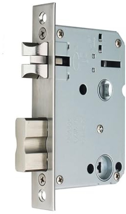 Türschloss-Ersatzteile, Metall, Edelstahl, elektronisches Schloss, Körper 5050, Einsteckschloss für Smart-Türschloss (22 x 200 mm)