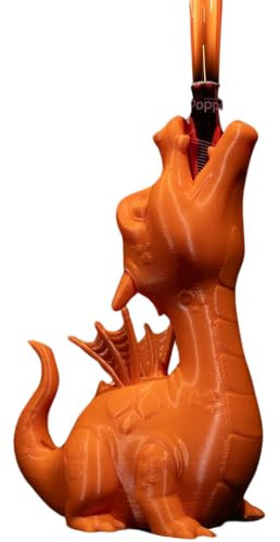 Dragon Cake Topper Fire Breathing Sparkling Ice Fountain Candle Holder - Perfect for Fantasy Themed Birthday Parties and Kids Celebrations (Candle Not Included)