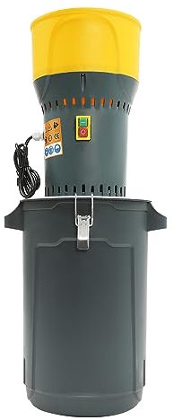 LANNADD Getreidemühle Elektrisch, High Speed Mühle Landwirtschaft Getreide Mühle Maschine für Getreide Mais Getreide Weizen Futtermittel Mühle 5 Größen Grinder Siebe und 1 Schraubenschlüssel (25L