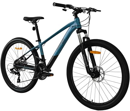 KESKIN Bike HT MTB1 26 x 2.35 – Aluminiumrahmen, SM21-Speed, Blau Schwarz