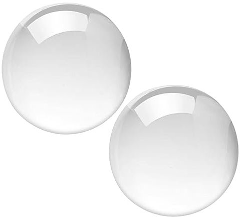 Alipis 2 Pezzi Palla Trasparente Decorazione Retro Solido per Fotografia e Arredamento Casa Compatta per e Giardinaggio