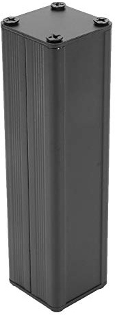 EBTOOLS Scatola di Raffreddamento in Alluminio 25x25x90mm - Recinto di Tipo Diviso per Progetti Fai - te Elettronici, Eccellente Dissipazione e Schermatura del Calore