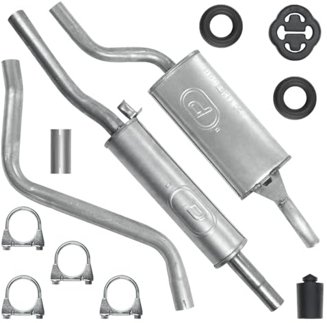 POLMOstrow Auspuff für VW Polo 2 II 86C 1990-1994 | Mitteltopf und Endtopf, Motoren: 1.0 - 1.3, Coupe, Fließheck, Kombi