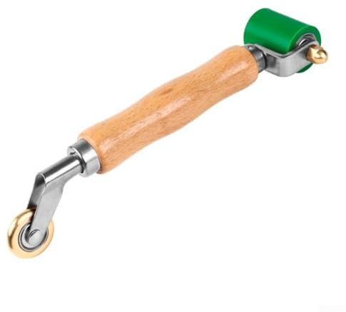 Rullo di plastica per saldatura audio automobilistica con rulli a pressione in silicone a doppia testa e cuscinetti bidirezionali per una migliore efficienza di saldatura (doppia testa verde)