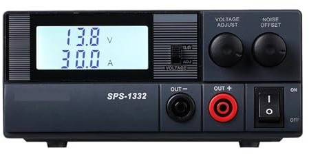 Fuente de alimentación Lineal Ajustable de 13,8 V y 30 A for comunicación de CC Estable, conmutada, for automoción.(PS30SE-VI,220V)