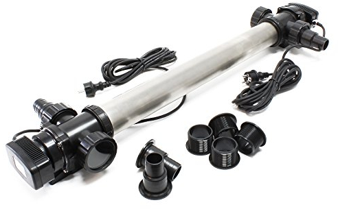 SunSun CUV-7110 Teichklärer 8000 l/h / 110 W UVC, Vorklärgerät für Teichfilter & Teichpumpe, Wasserklärer mit UV-Lampe, Lichtfilter zur Algenbekämpfung