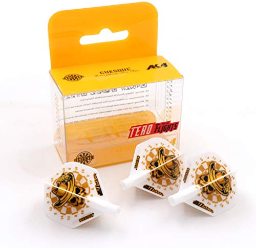 CUESOUL TERO AK4 Dart Flights Standard/Slim Form mit attraktivem Muster, 3er Set