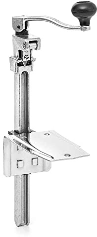 Forgast Abrelatas de sobremesa | Acero inoxidable | Abrelatas grande | Para uso industrial y doméstico | Ajustable hasta 31 cm | Eficaz y fácil de usar | Ideal para restaurantes