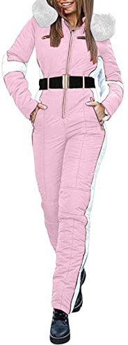 Women's Ski Overall, Waterproof, Warm, Snowsuit, Women's One-Piece Ski Suit, Ski Clothing, Hooded Snowboard Ski Suit, Snow Jumpsuit, Outdoor Sports Overall, Ski Suits, Snow Skiing Sets, Snowboard