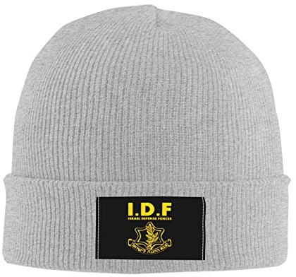 874 Winter Beanie Mütze, IDF Israelische Verteidigungskräfte Weiche Strickmützen Einstellbare Wintermützen Unisex Für Skating Sports Outdoor