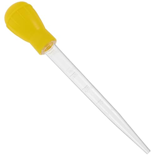 Baster para Barbacoa Inyección de Marinada, Material Elastomérico y Ps | Amarillo, Desmontaje Sencillo, para Pavo y Gallina, Uso en Horneado y Cocina