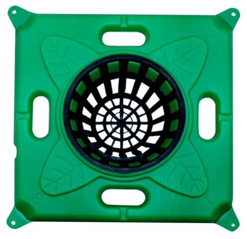 Pflanzkorb Teich Schwimmend 33x33cm Schwimmender Teichpflanzer Quadrat, Plastik Wasserkorb, Wasserpflanze Pflanze, Hydroponische Schwimmende Insel, Wasserpflanze Kindergarten, Töpfe, DIY -Verbindung (
