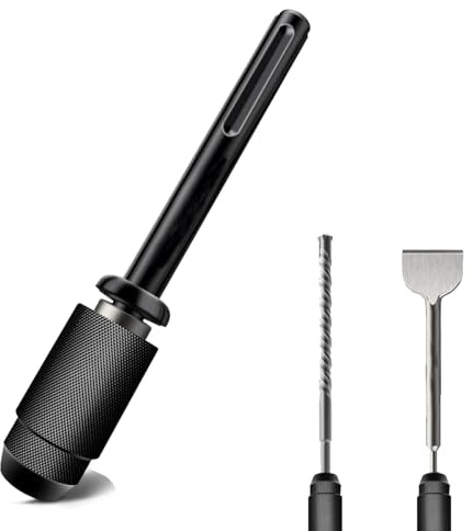 SDS Max to SDS Plus Adapter for Rotary Hammers, Chuck Adaptor Converter, Chuck Drill Converter Shank Quick Tool, SDS Max to SDS Plus Adapter Chuck Drill Adapter Quick Tool for All SDS Max Drills