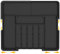 ROELLY Portaposate Da Cassetto, Porta Posate Cucina Cassetto Con 9 Scomparti, Porta Posate Da Cassetto In Silicone 37 * 33 cm, per Riporre Le Posate Da Cucina, per Riporre I Cassetti, Nero