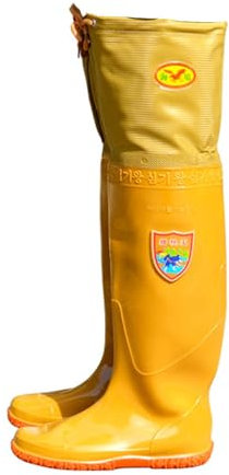JCWGLY Wathose PVC-Watstiefel Leicht Wasserdicht Für Herren Und Damen, Für Angeln Und Jagen Im Freien Watstiefel Einfach An- Und Auszuziehen(39 EU)