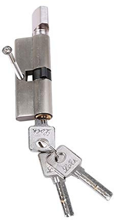 Security Brass Door Cylinder, Cylinder Lock,Front Door Lock, Cylinder AB Key Anti-Theft Brass Gate Door Lock Handle Bedroom Extended Door Barrel Lock