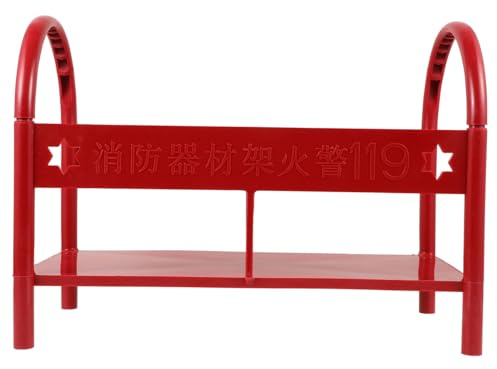 Base Supporto Stabile Rossa in Plastica, per Estintore da Terra