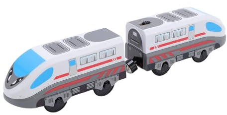 OVAQUIXI Spielzeugeisenbahn-Set mit Hochgeschwindigkeitslokomotive, Batteriebetrieben, Ideal für EIN Spannendes Spielerlebnis