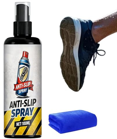 Spray adhesivo para zapatillas, 100 ml, reforzador antideslizante para calzado de baloncesto, spray de agarre para zapatos de baloncesto, para zapatillas, botas, voleibol, béisbol, fútbol, golf, bolos
