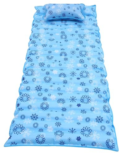 RUNROTOO Materasso ad Acqua Pvc, senza Odore e Forte Capacità di Carico, Materasso Estivo Rinfrescante per Adulti e Anziani