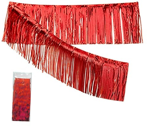 Ghirlanda decorativa con frange in lametta luccicante Stelle Filanti