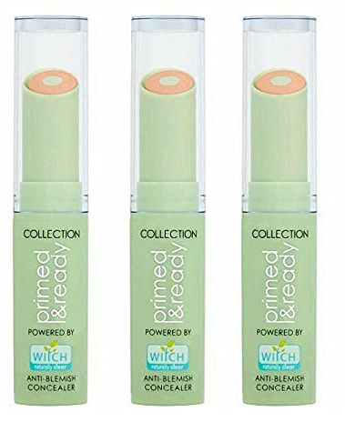 Collection 3 Pack Primed & Ready Anti-Blemish Concealer - Colour C2 - Set of 3
